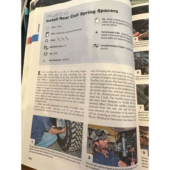 Motorbooks Workshop 101 Jeep Performance Projects Book Shop Manual Catalog Step - Picture 6 of 9